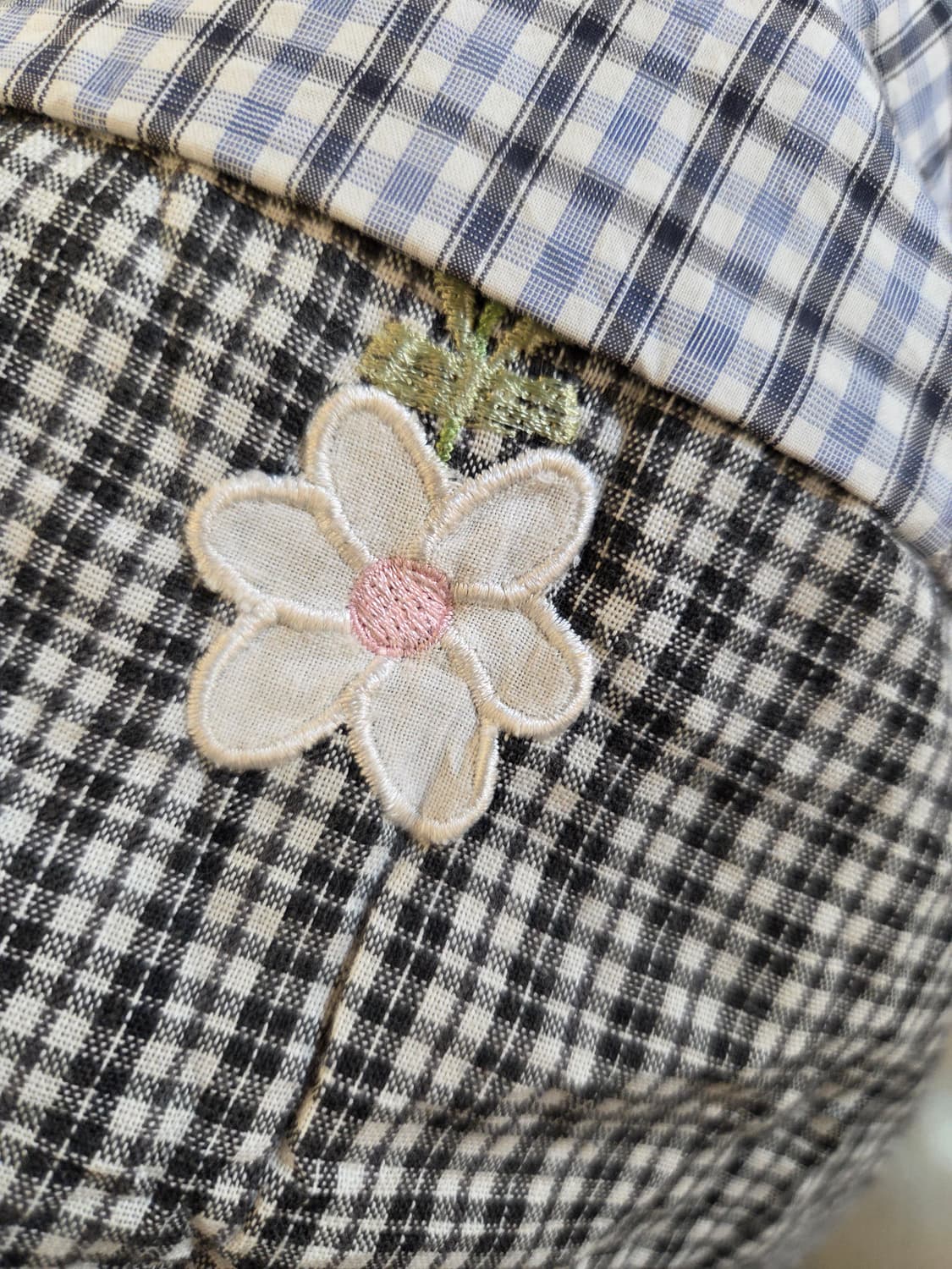 [MADE] 체크캉캉 롱 패치스커트🤍 상품이미지4