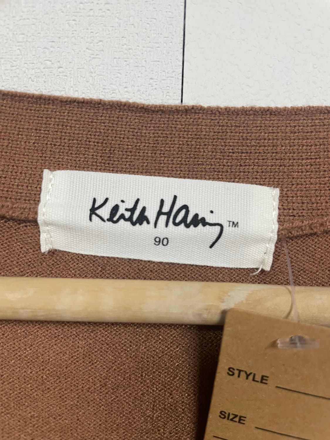 키스해링 자수 니트 가디건 상품이미지5