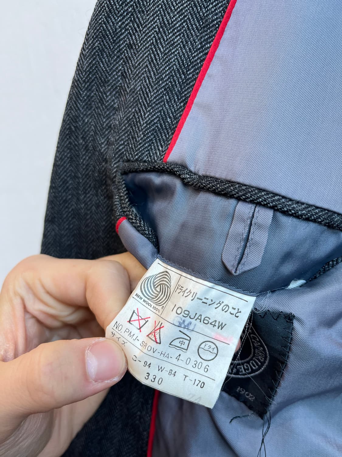 J PRESS 제이프레스 헤링본 울 블레이저 자켓 상품이미지9