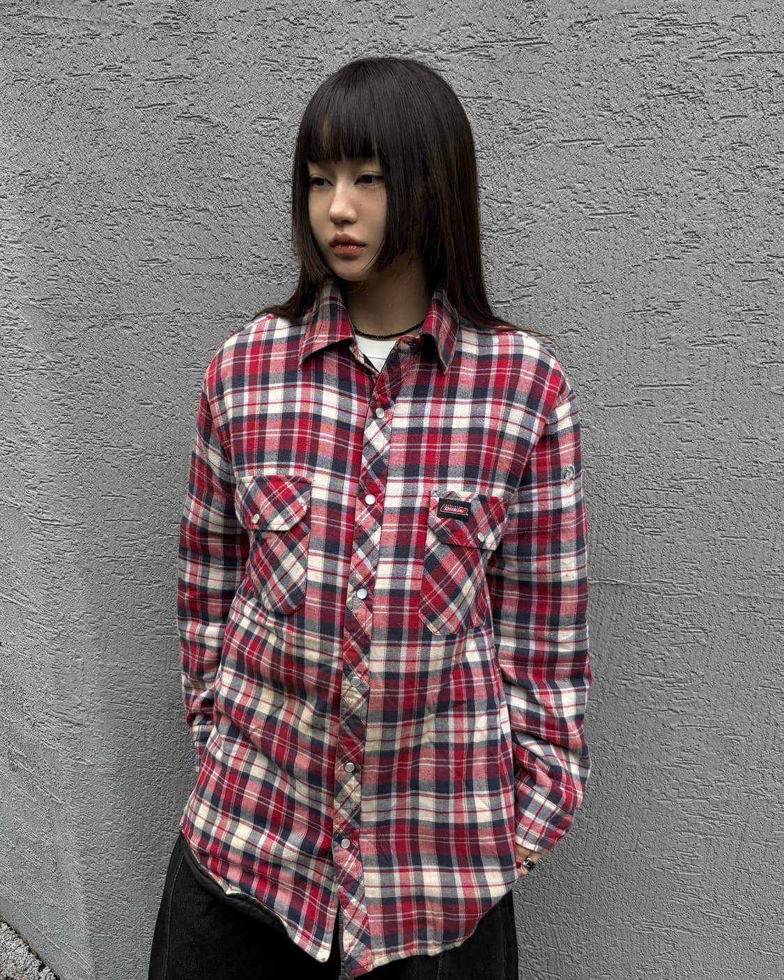 90s Dickies Plaid Shirt 상품이미지1