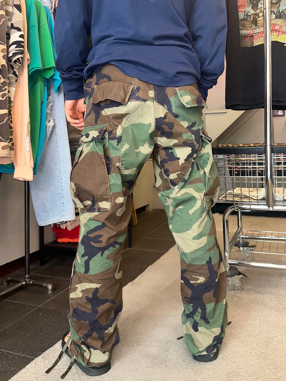 90‘s Military Woodland BDU cargo pants 상품이미지3