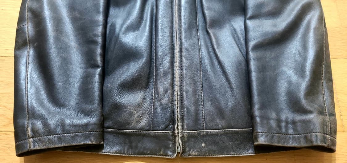 90s LANZI 클래식 진브라운 빈티지 양가죽자켓 상품이미지7