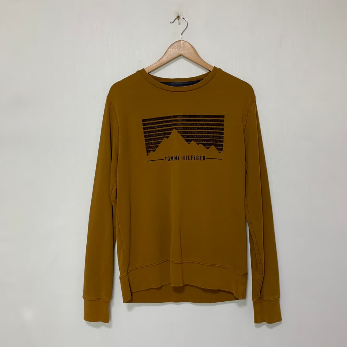 타미힐피거 브라운 맨투맨 긴팔 L 빈티지 상품이미지1