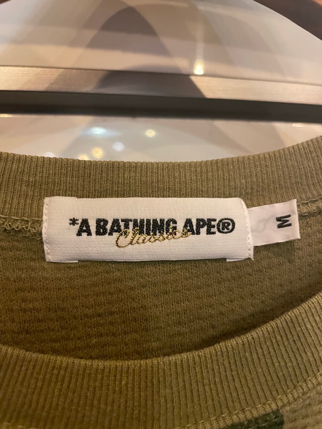 베이프 골지 긴팔티 상품이미지3