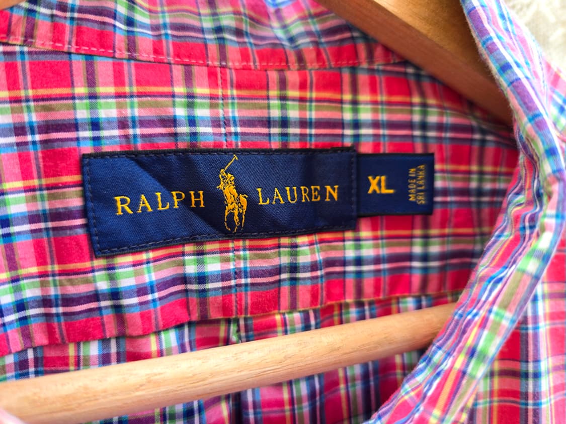 랄프로렌 체크 셔츠 상품이미지4