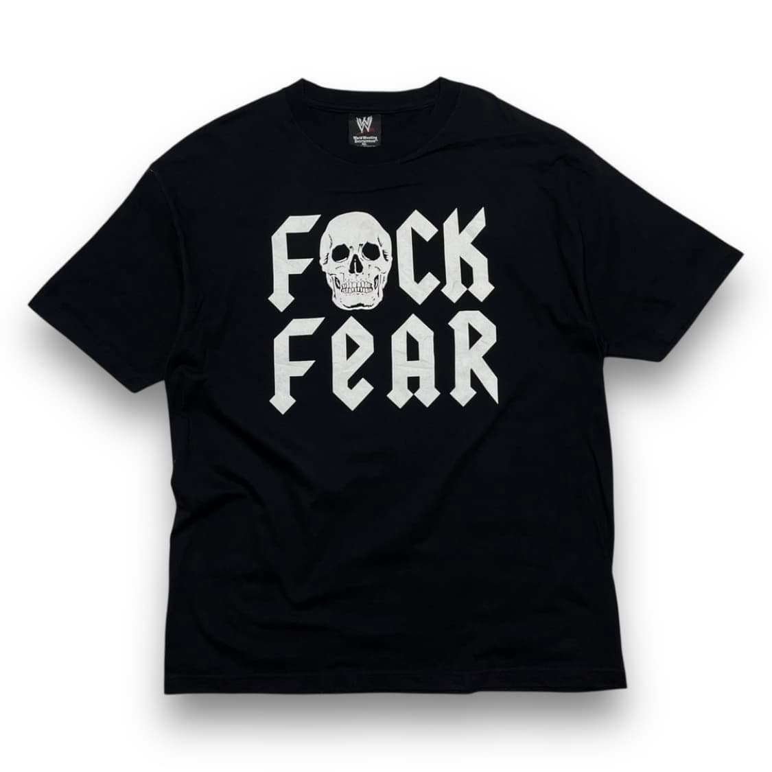 WWE 스톤 콜드 2003s Fxck 마킹 스컬 반팔 티셔츠 상품이미지1