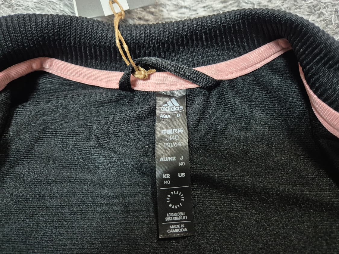 [새상품]아디다스 키즈 여아 약기모 트랙 자켓 140 상품이미지8