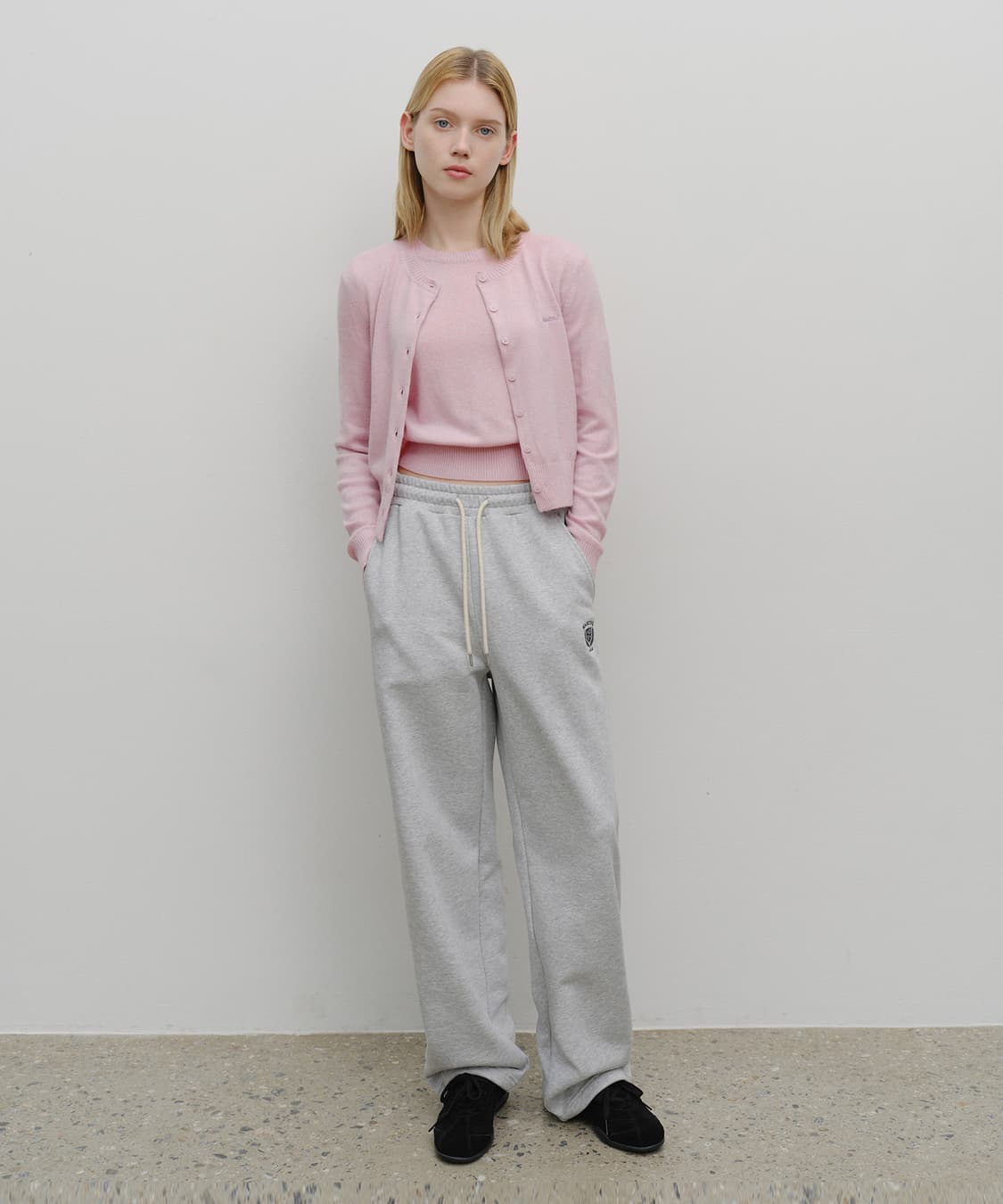 마리떼 프랑소 저버 가디건 반팔 니트 셋업 상품이미지1