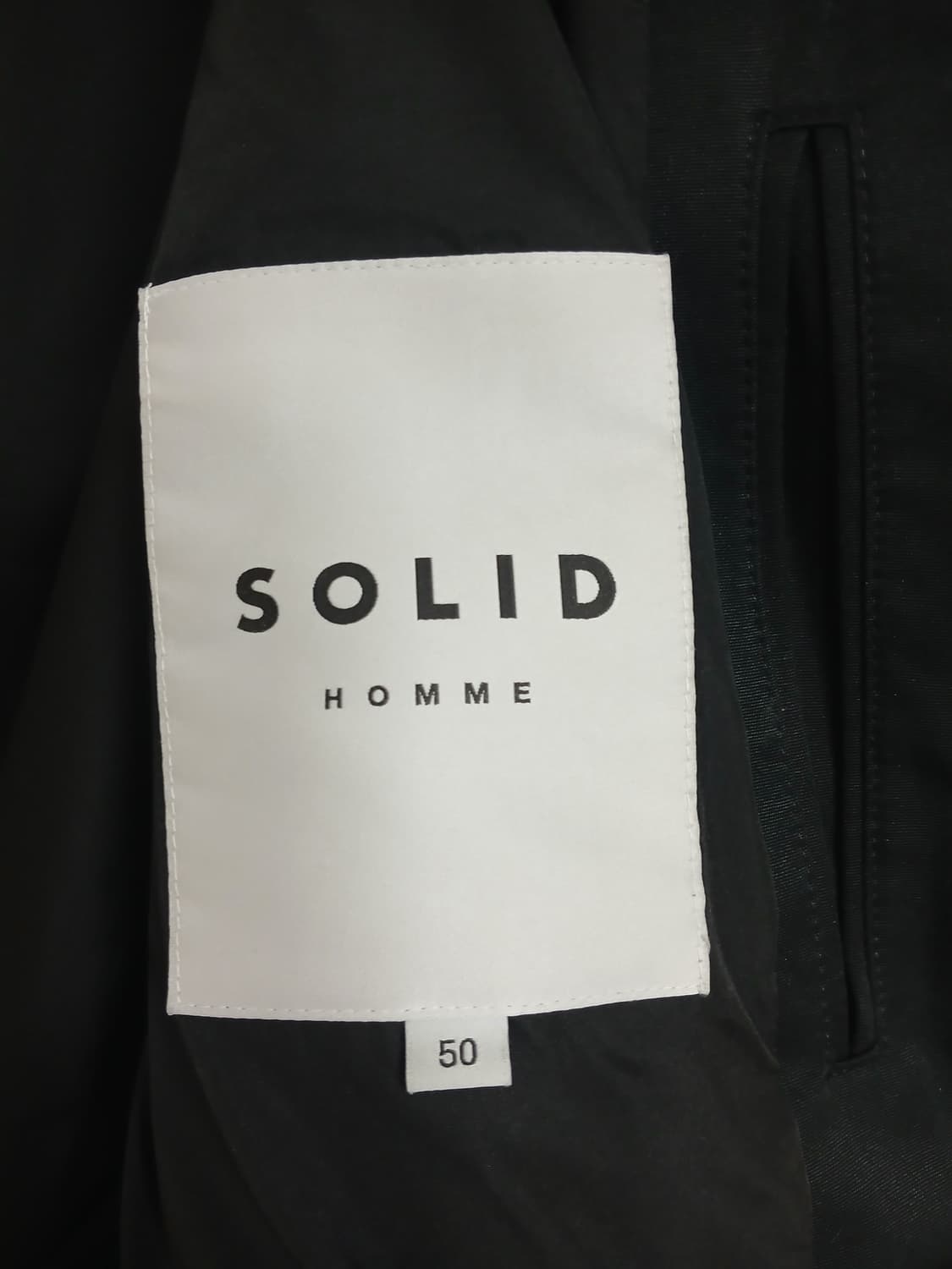 솔리드옴므 / 21ss 쉘파카 크롭 자켓 블랙 / 50 (105) 상품이미지3