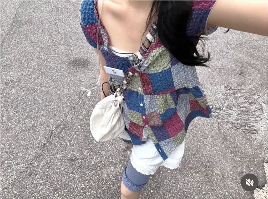코이세이오 핀턱블라우스 멀티 상품이미지5