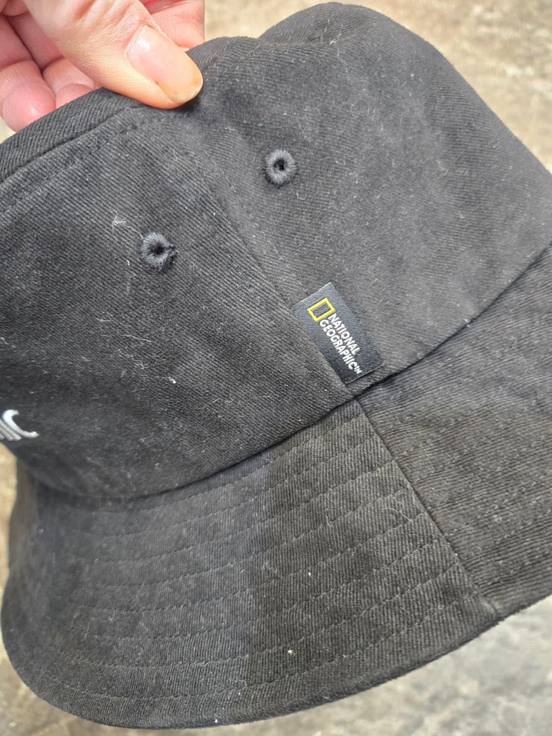 내셔널지오그래픽 블랙 버킷햇 모자 상품이미지3