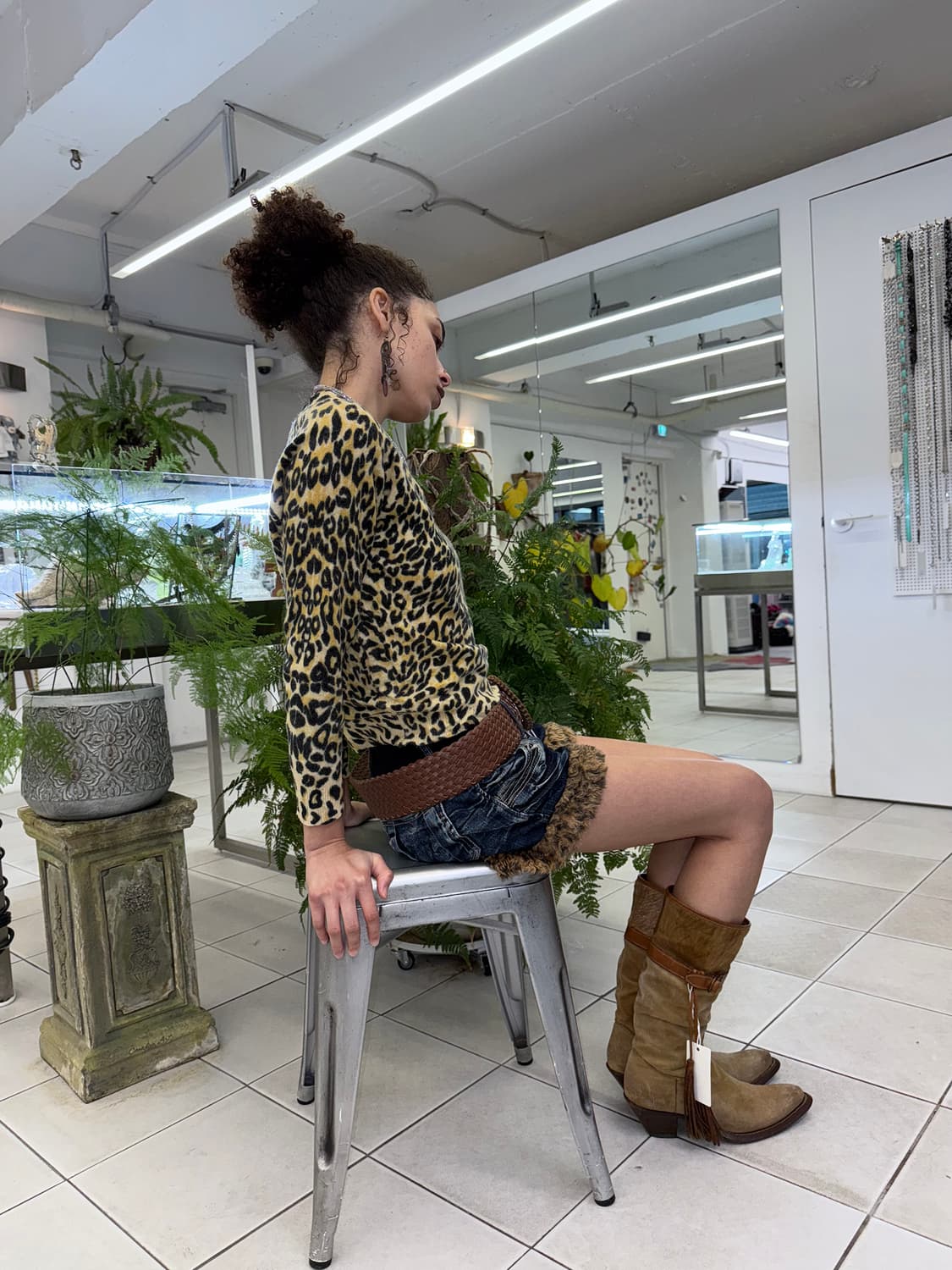 leopard sweater 상품이미지3