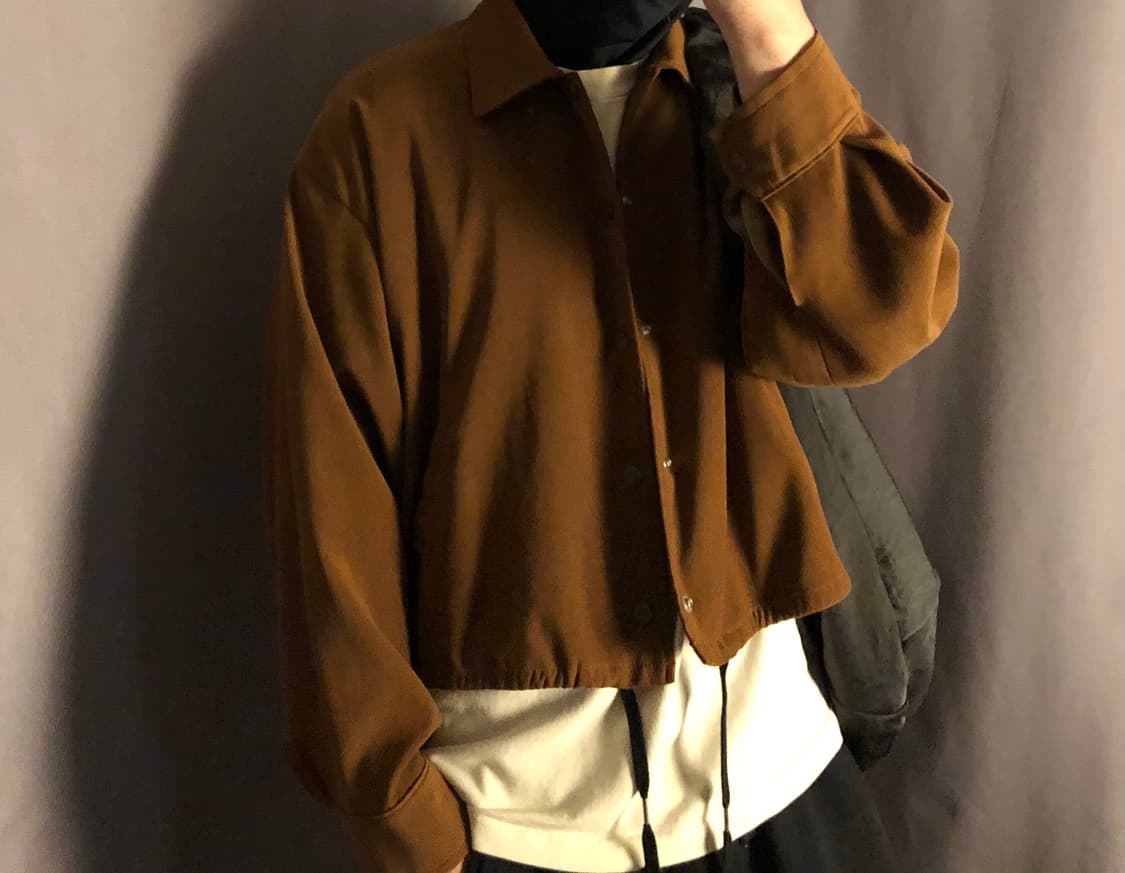 지에다 사틴 코치자켓 상품이미지6