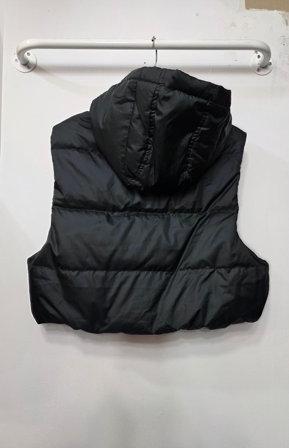 컨버스 여성 숏 덕다운 후드 패딩 조끼 상품이미지2