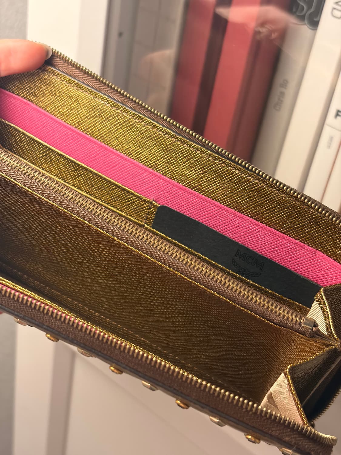 MCM 골드 장지갑 상품이미지3