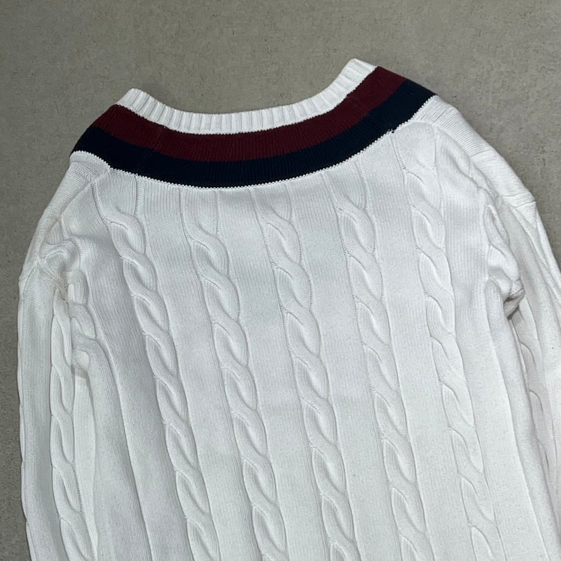 브룩스브라더스 브이넥 꽈배기 니트 s10052 상품이미지4