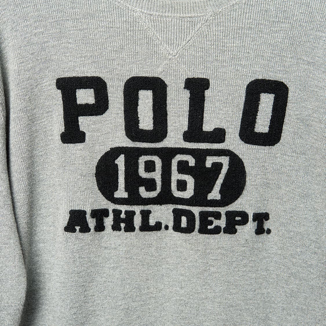 [M] 폴로 랄프로렌 1967 애슬레틱 져지 니트 스웻셔츠 그레이  상품이미지3