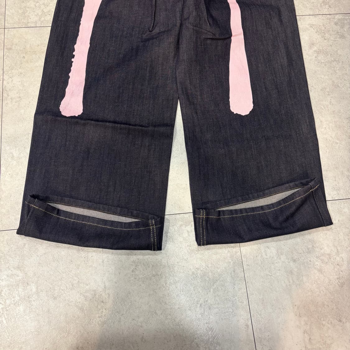 오도어) Logo Drop Denim in pink 3 상품이미지10