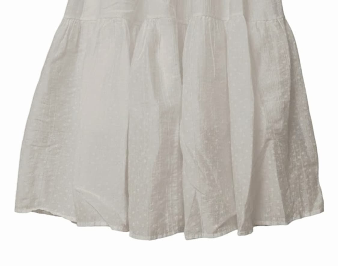 화이트 잔꽃 롱 스커트 상품이미지2