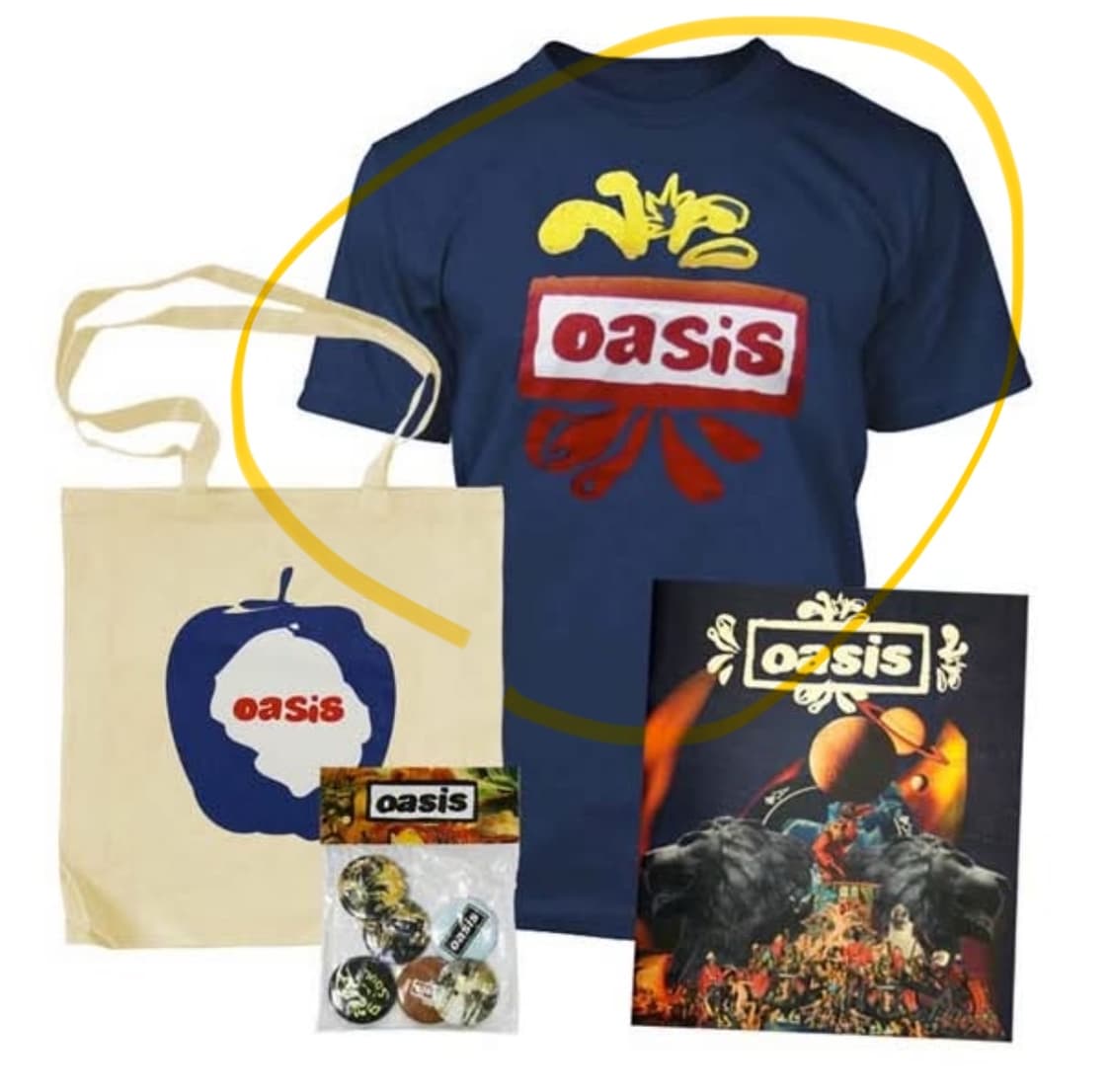 Continental 오피셜 오아시스 2008 유럽투어 티셔츠 상품이미지1