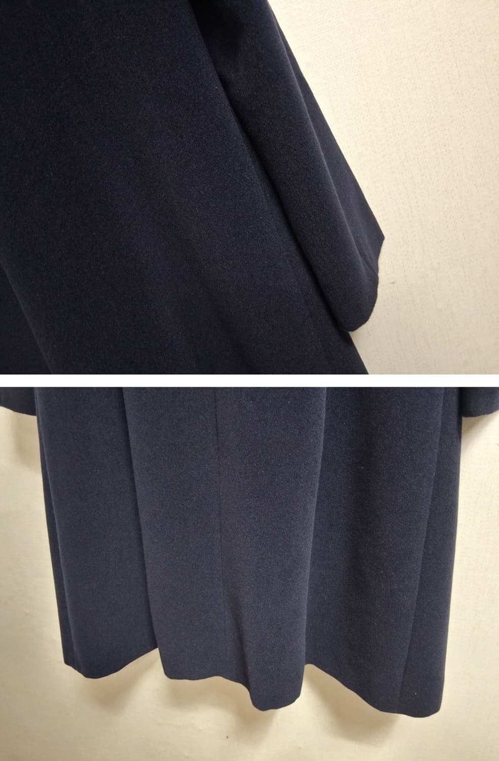 일본수입 cojana 앙고라 더블 롱코트 폭스카라탈부착 순모 66 상품이미지8