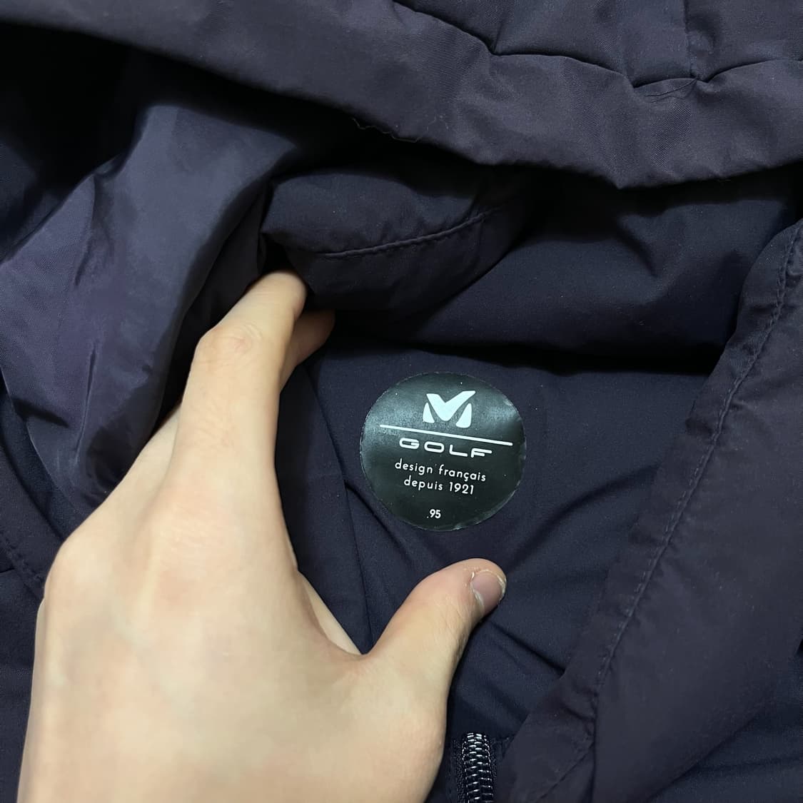 밀레 골프 여성 구스다운 경량 롱패딩 M/95 상품이미지5