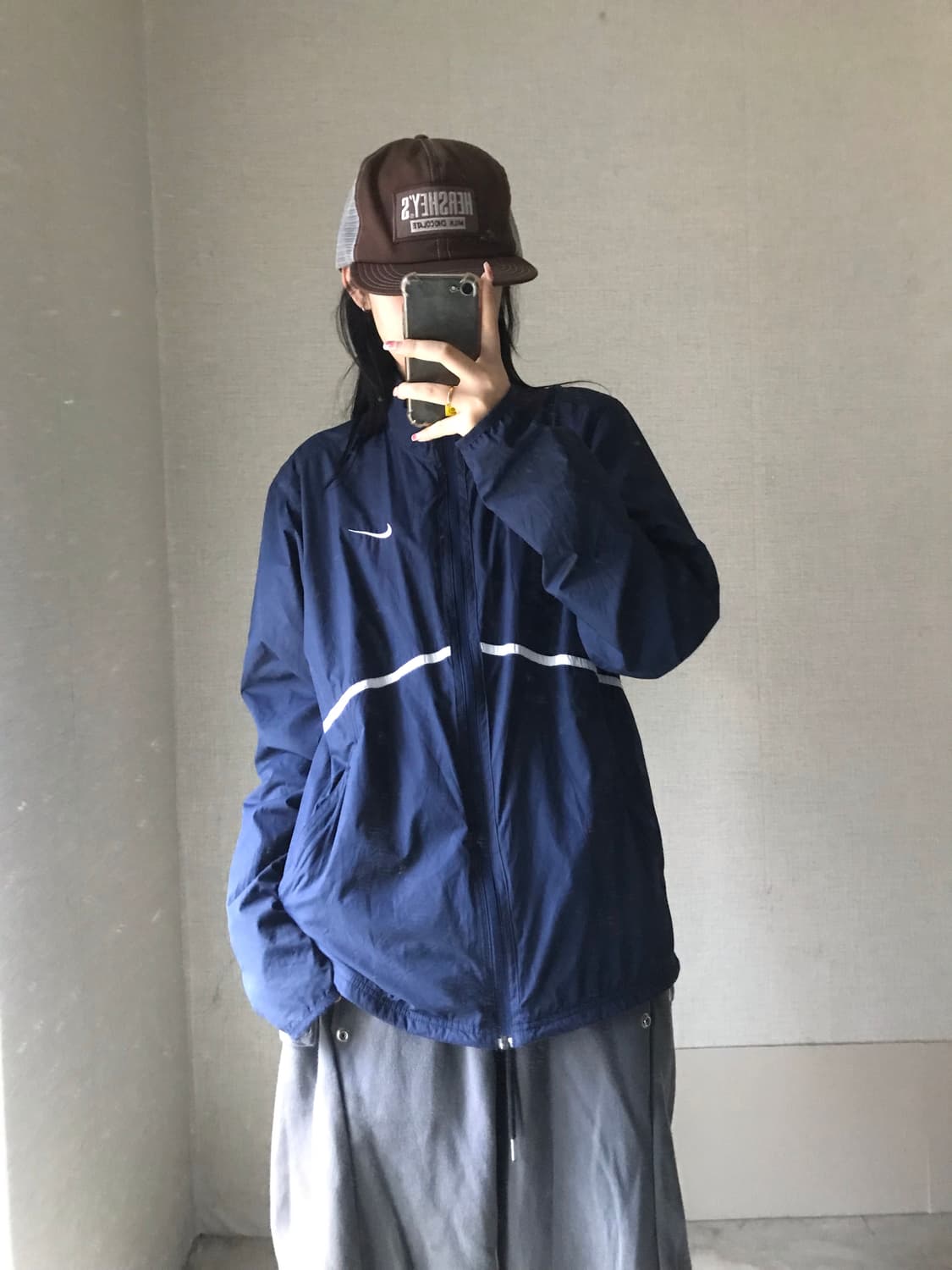 나이키 네이비 바람막이 상품이미지3
