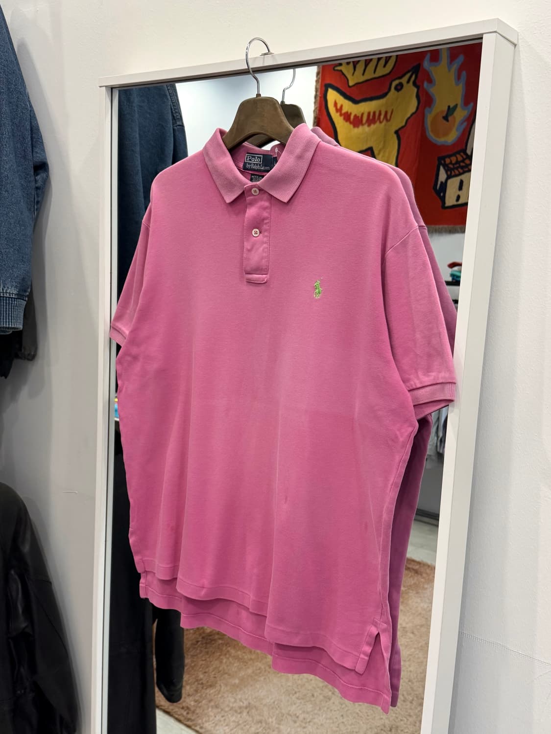 Polo RL 폴로 랄프로렌 pk 반팔 티셔츠 (Pink) 상품이미지1