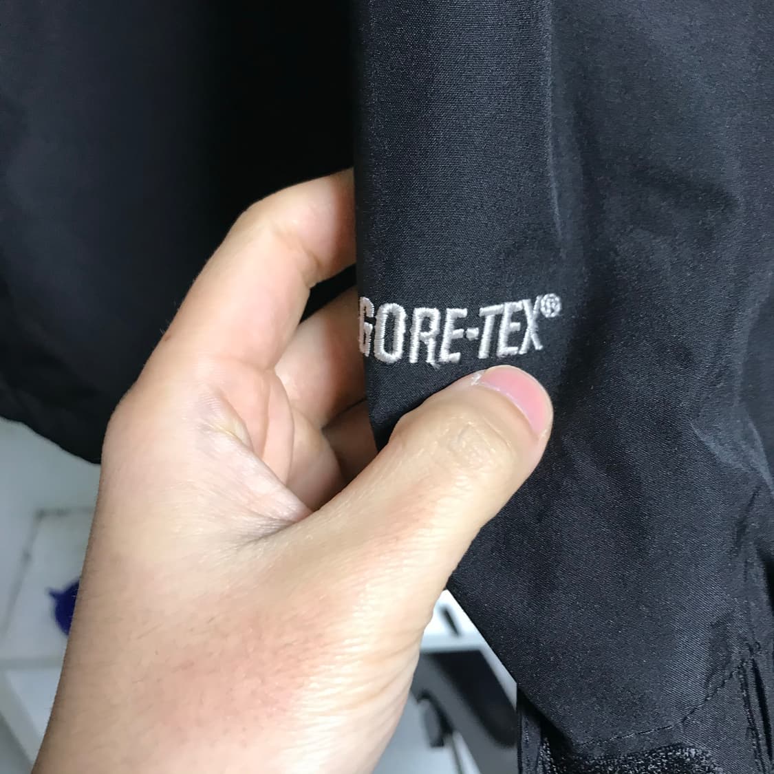 노스 고어텍스 검정 대장급 바람막이자켓 상품이미지3