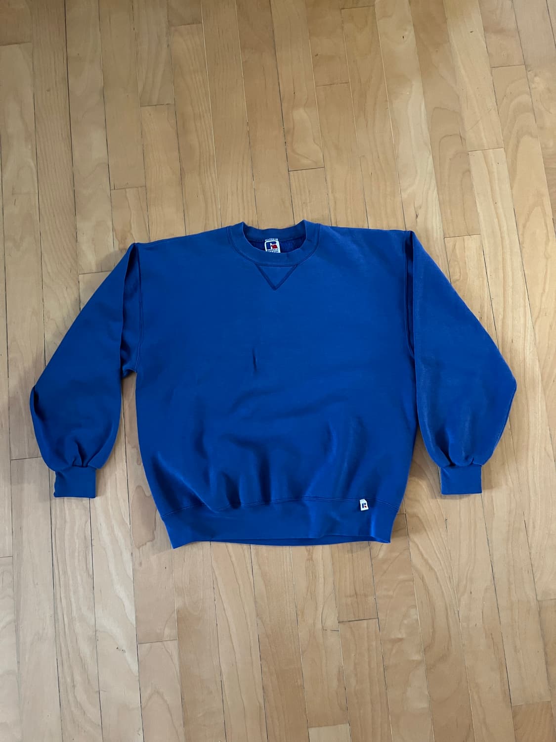 90s russell athletic 스웻셔츠 블루 made in usa 상품이미지2