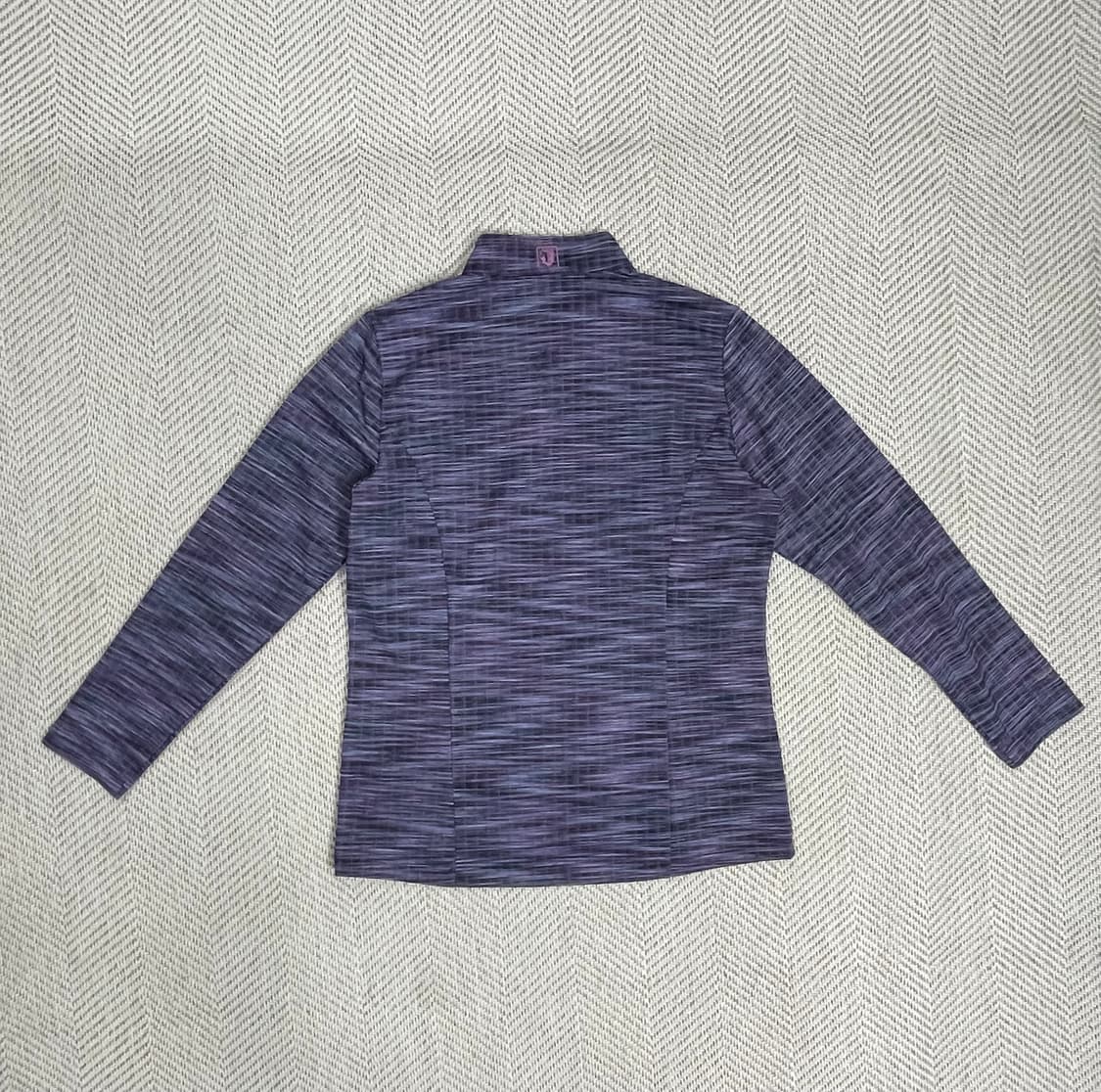 블랙야크 여성 반집업 티셔츠 95 퍼플 상품이미지2