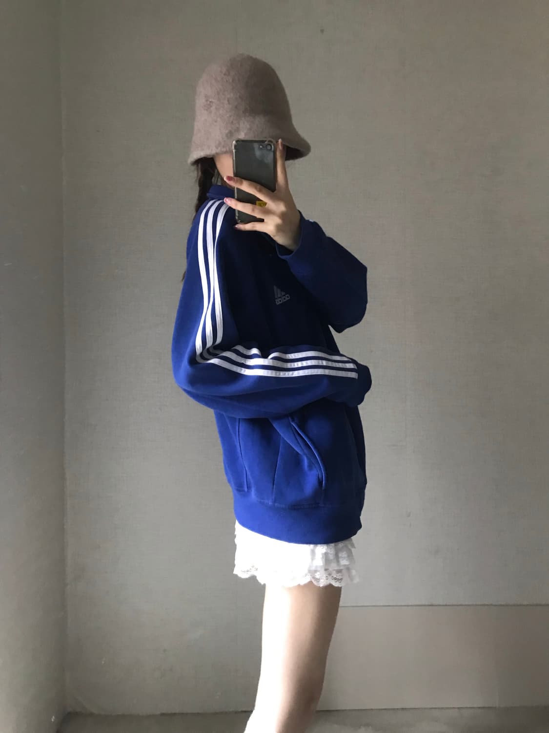 아디다스 블루 면집업 상품이미지4