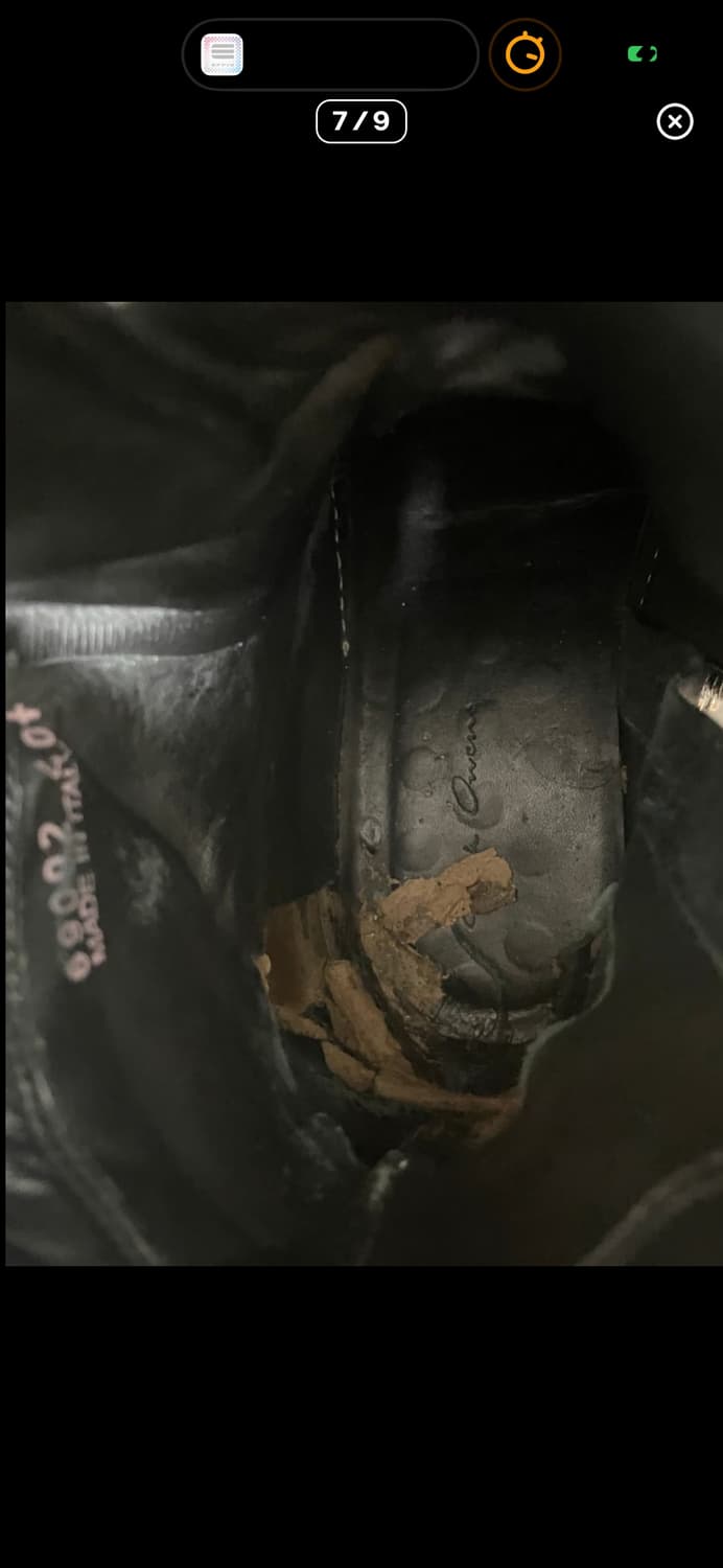 릭오웬스 지오바스켓 검정 박스 끈 O (정품) 네고가능해요:) 상품이미지5