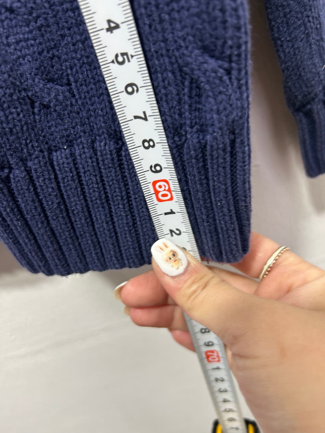 랄프로렌 폴로 꽈배기 니트 네이비 여성 M  상품이미지5