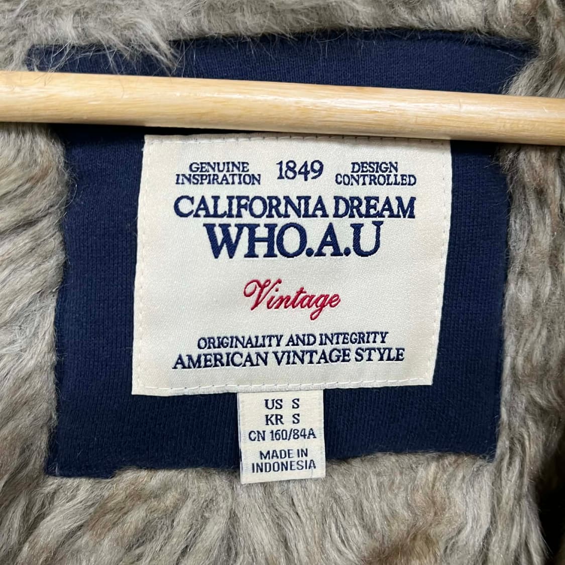 후아유 y2k 후드 퍼 울프죠 대대장 자켓 걸즈 후드집업(S) 상품이미지6