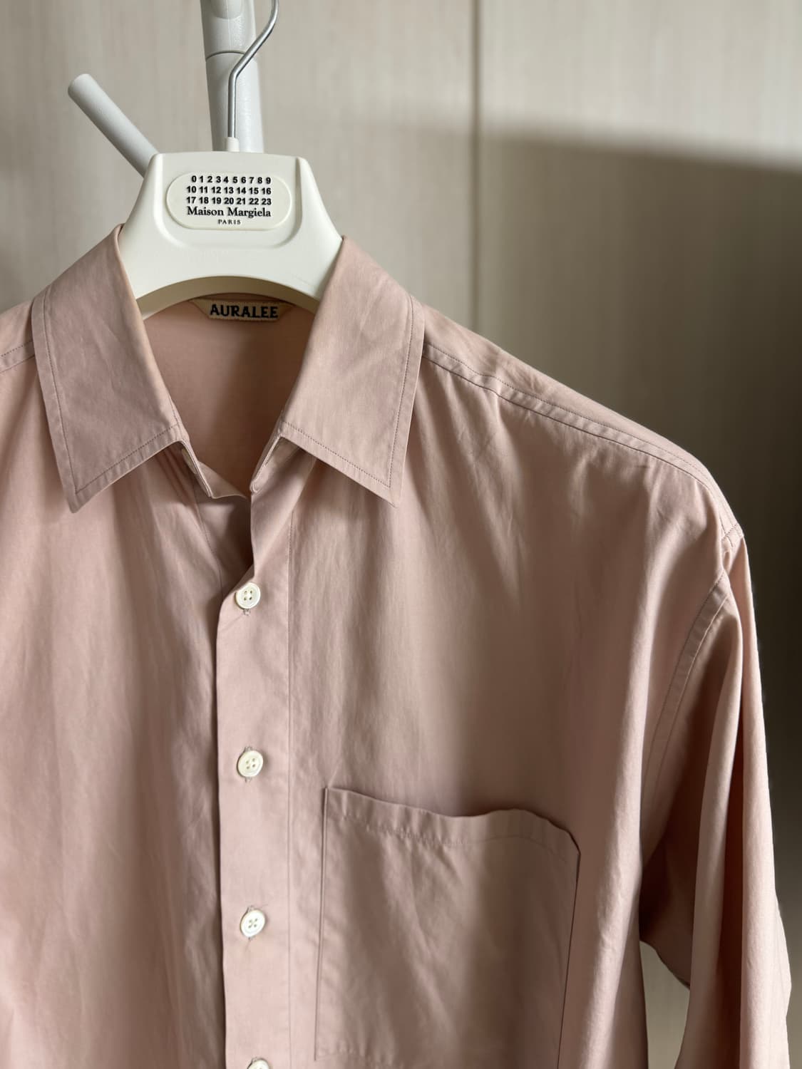 오라리 워시드 트윌 셔츠  상품이미지2