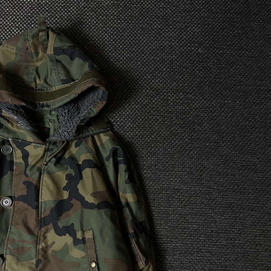 밀리터리 N38 카모 멀티포켓 후드 자켓 L 상품이미지3