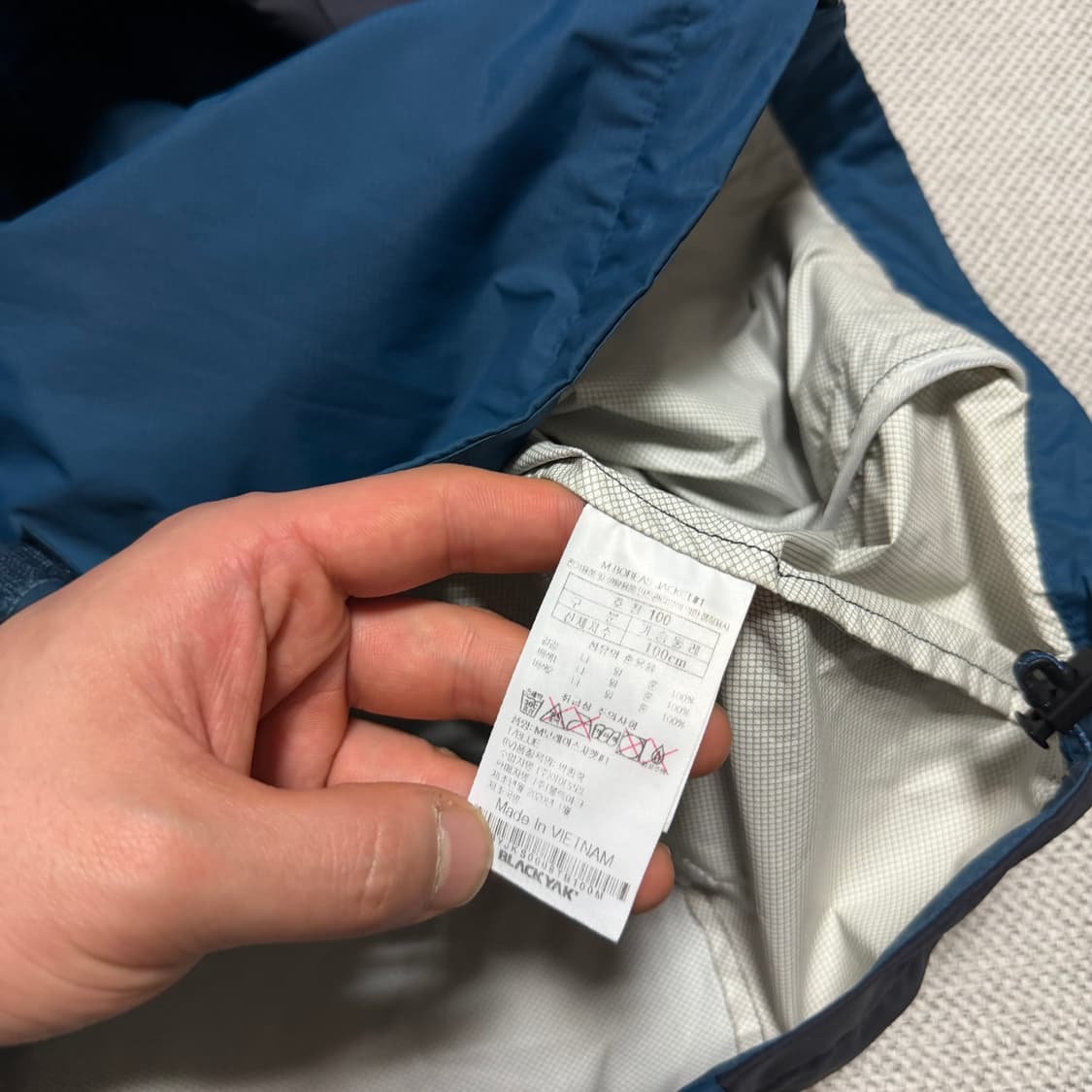 블랙야크 퍼텍스 심실링 바람막이 자켓 상품이미지3