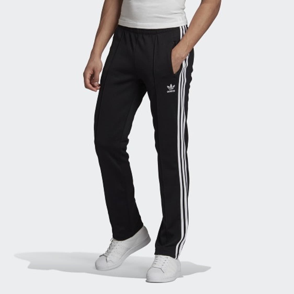 아디다스 삼선 유로파 트레이닝 트랙팬츠 블랙 M 상품이미지1