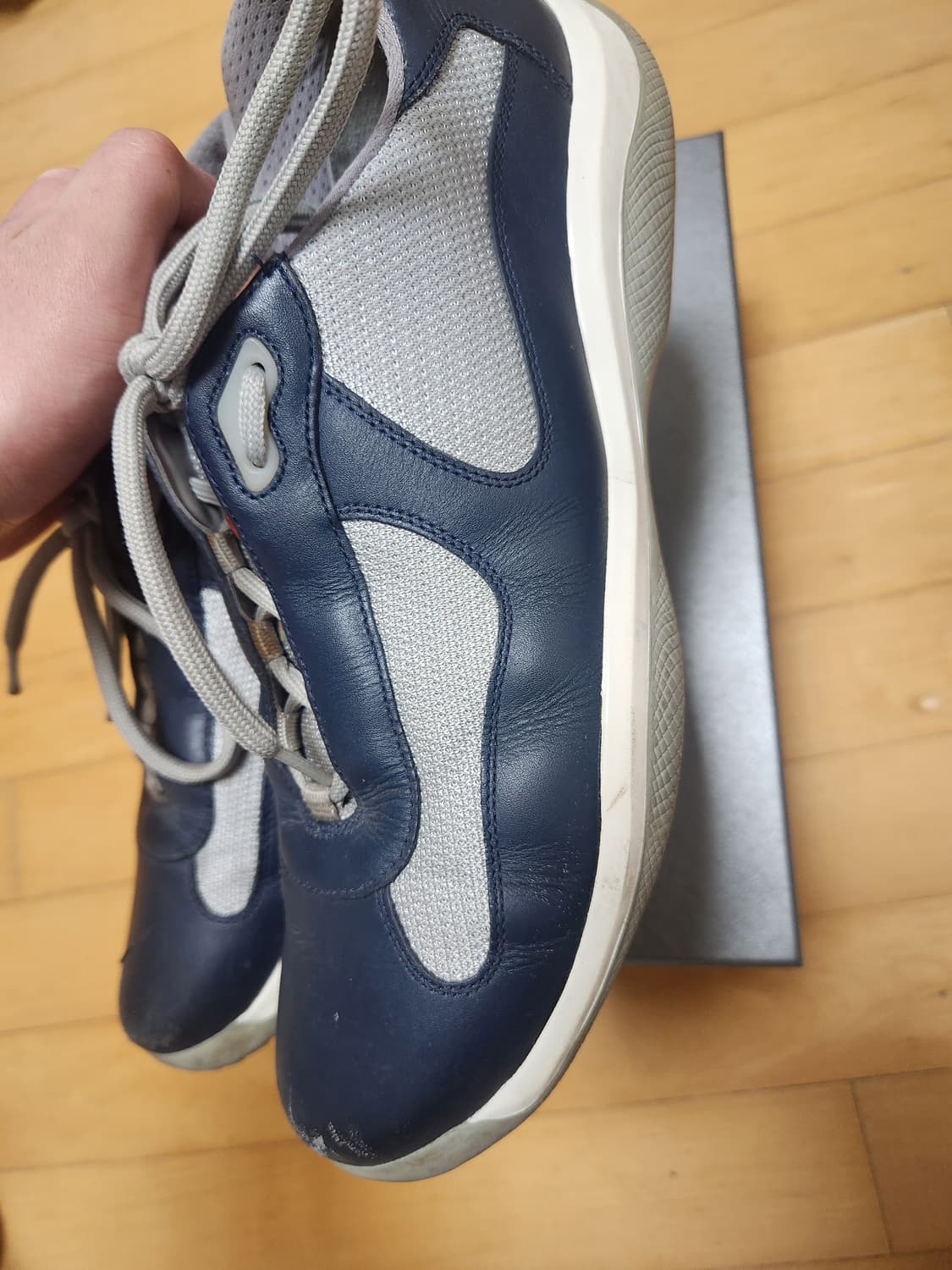 프라다 아메리카컵 네이비 상품이미지2