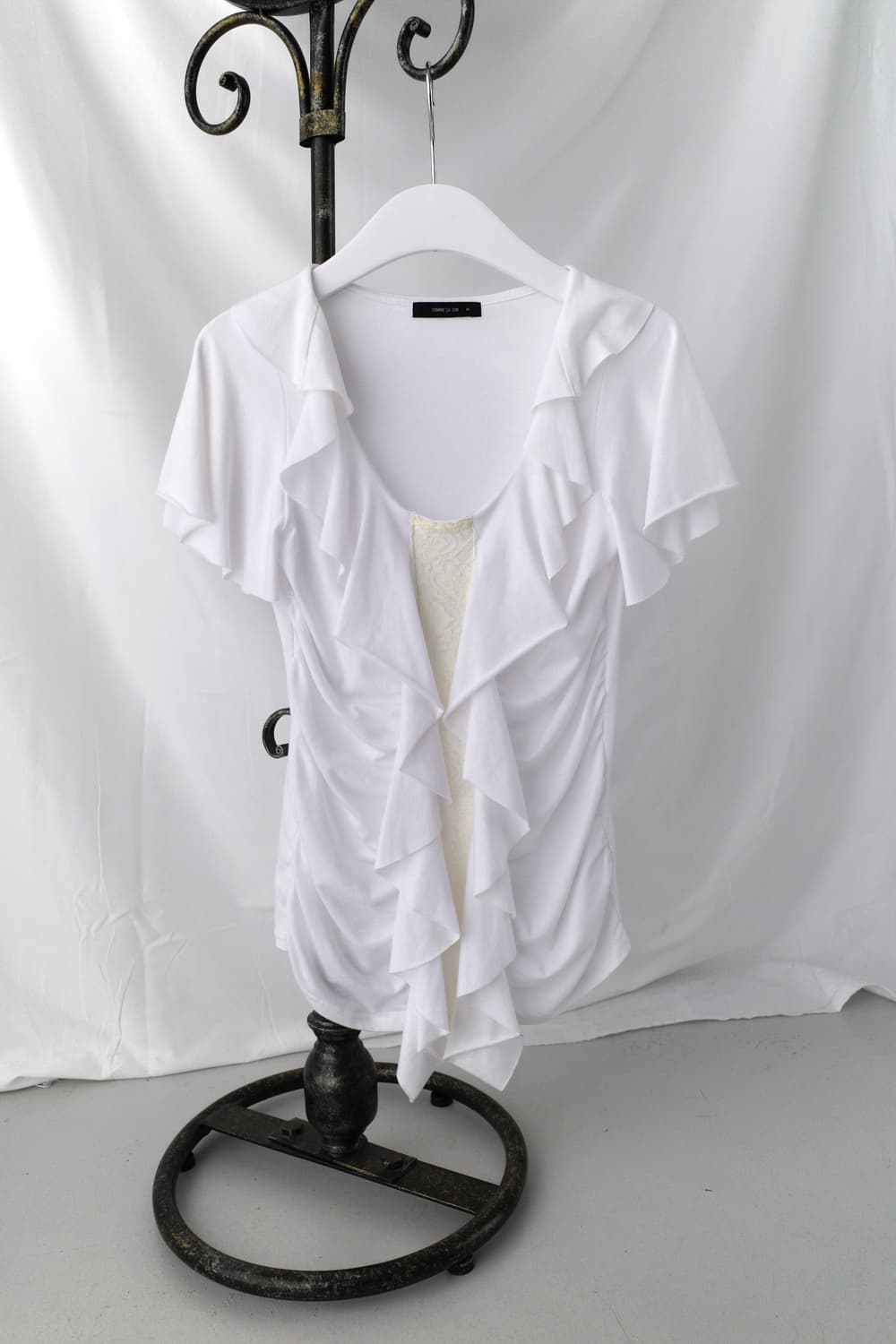 lace frill half T 상품이미지1