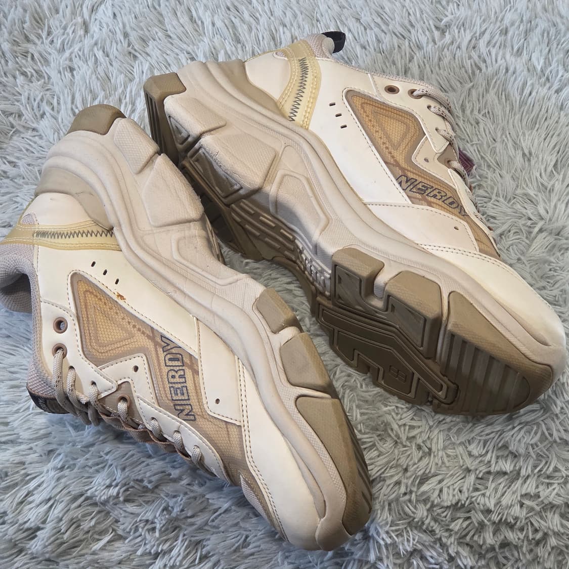 1a-23:너디 청키 러너 베이지 (270mm) 상품이미지7