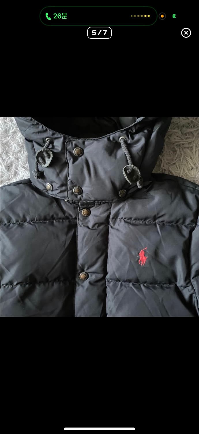 [희귀템] 폴로 랄프로렌 여성 후드 다운 패딩 자켓 S 상품이미지5