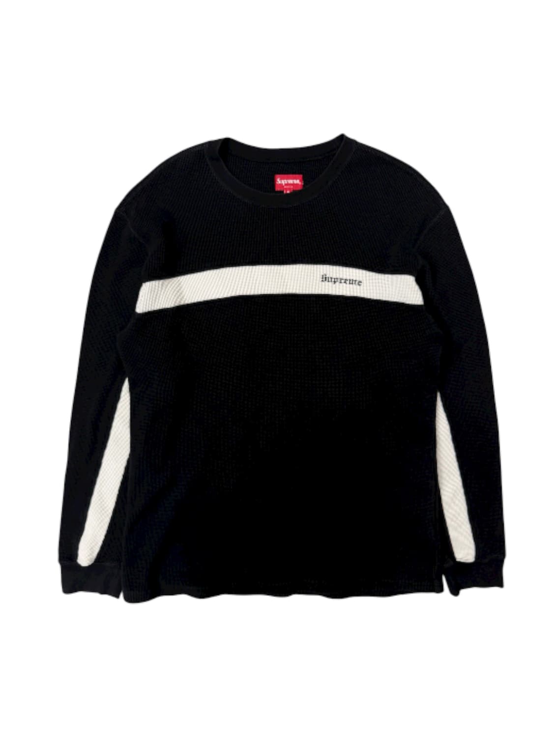 슈프림 패널 스트라이프 와플 롱슬리브 상품이미지1