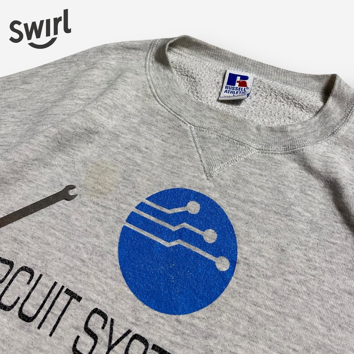 🌊90s USA Russell tech sweatshirts 상품이미지7
