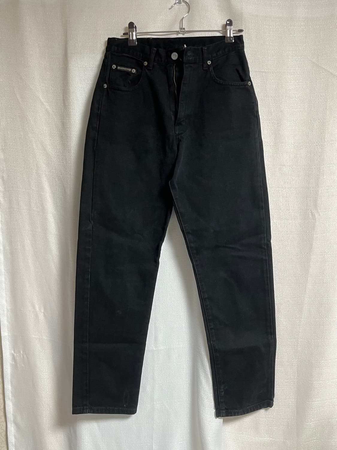 CK 캘빈클라인 배기핏 데님팬츠 블랙진 26 상품이미지1