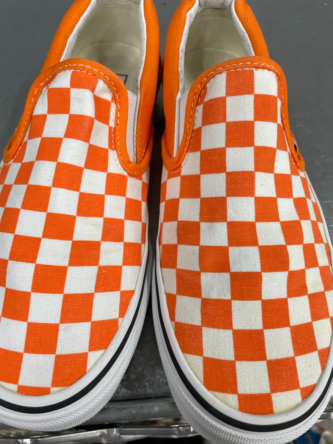 반스 슬립온 체커보드 띠어리 오렌지 245 상품이미지8