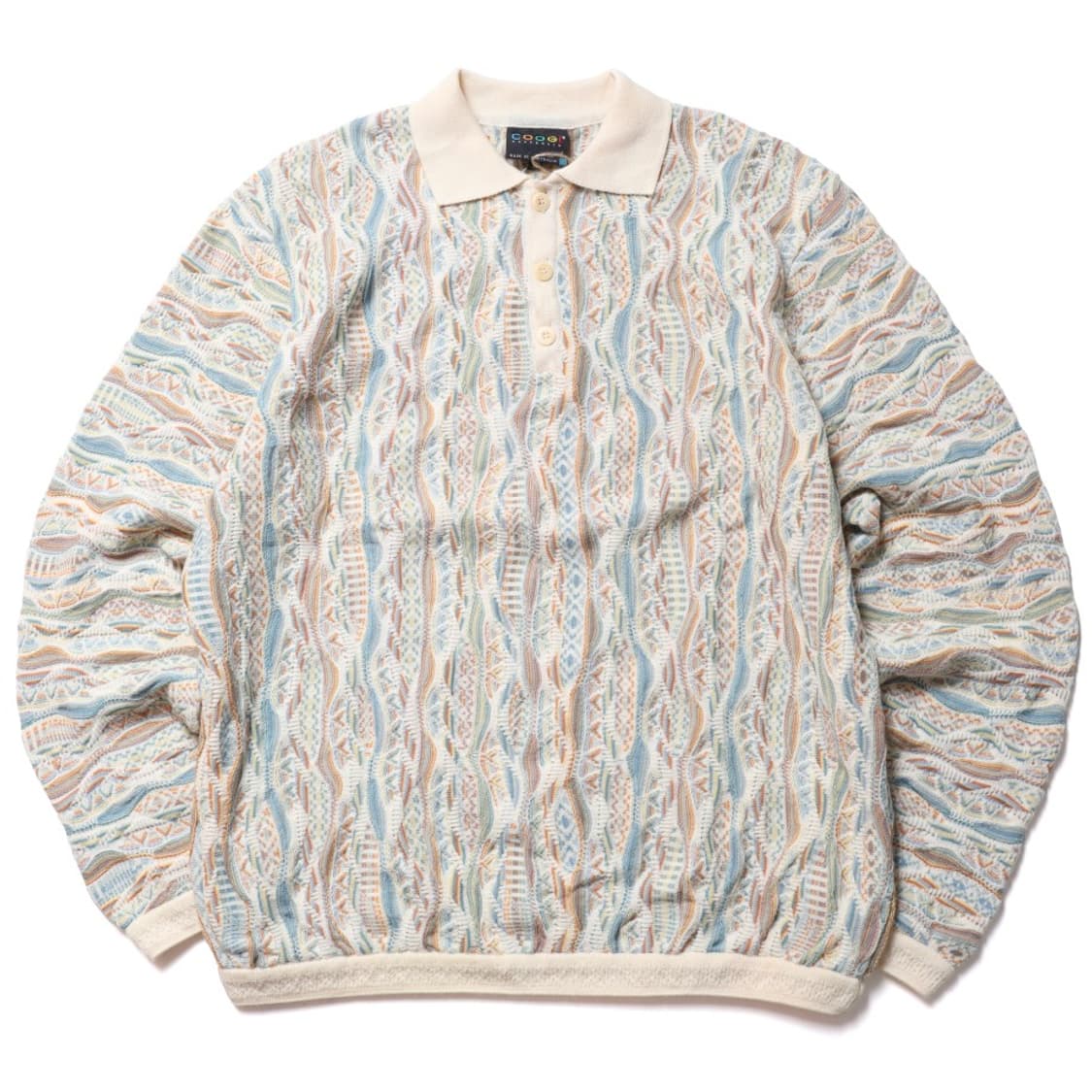 쿠지 Coogi Polo Cable Knit Long Sleeve 
 상품이미지1
