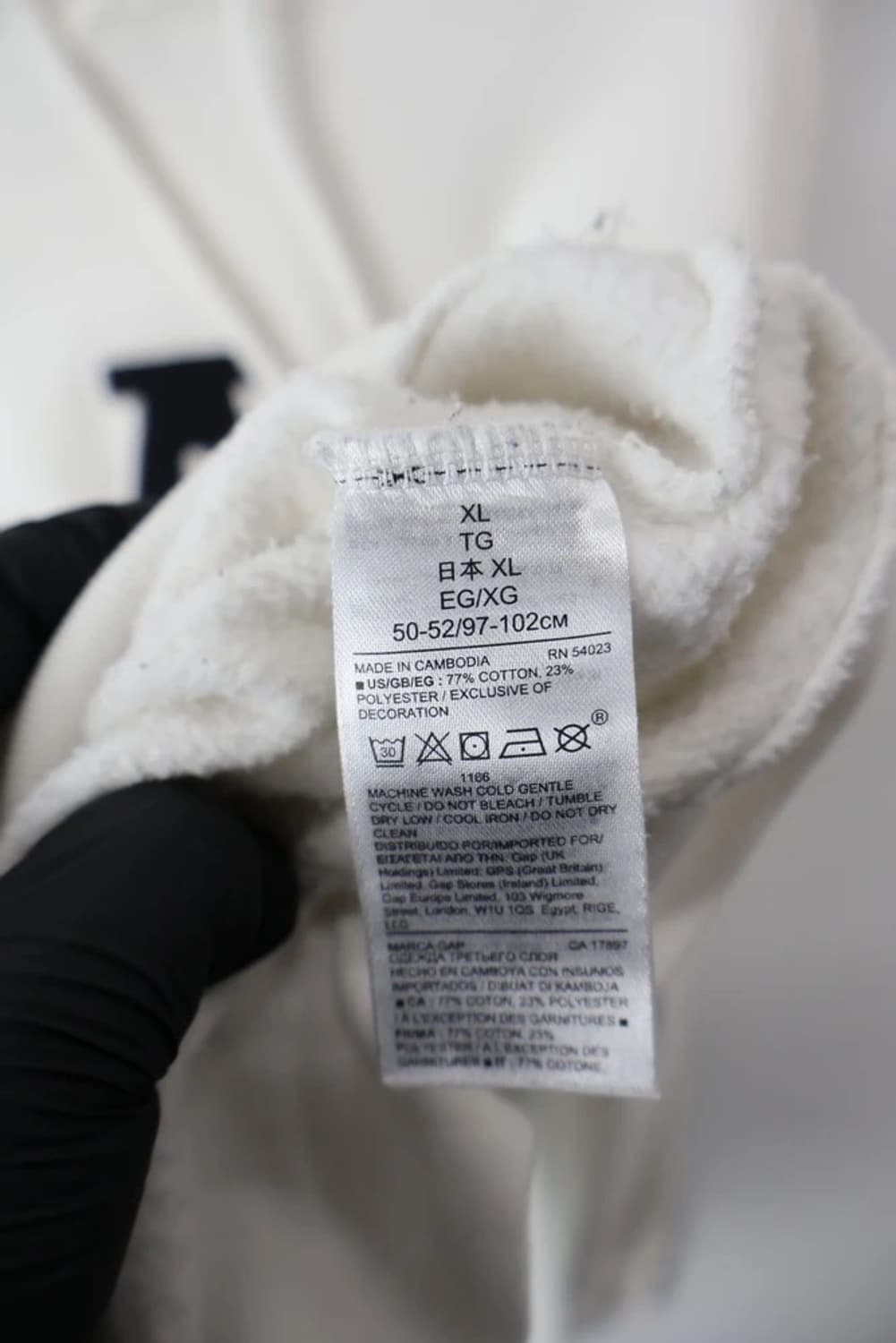 GAP Arch Logo Hoodie Ivory 상품이미지6