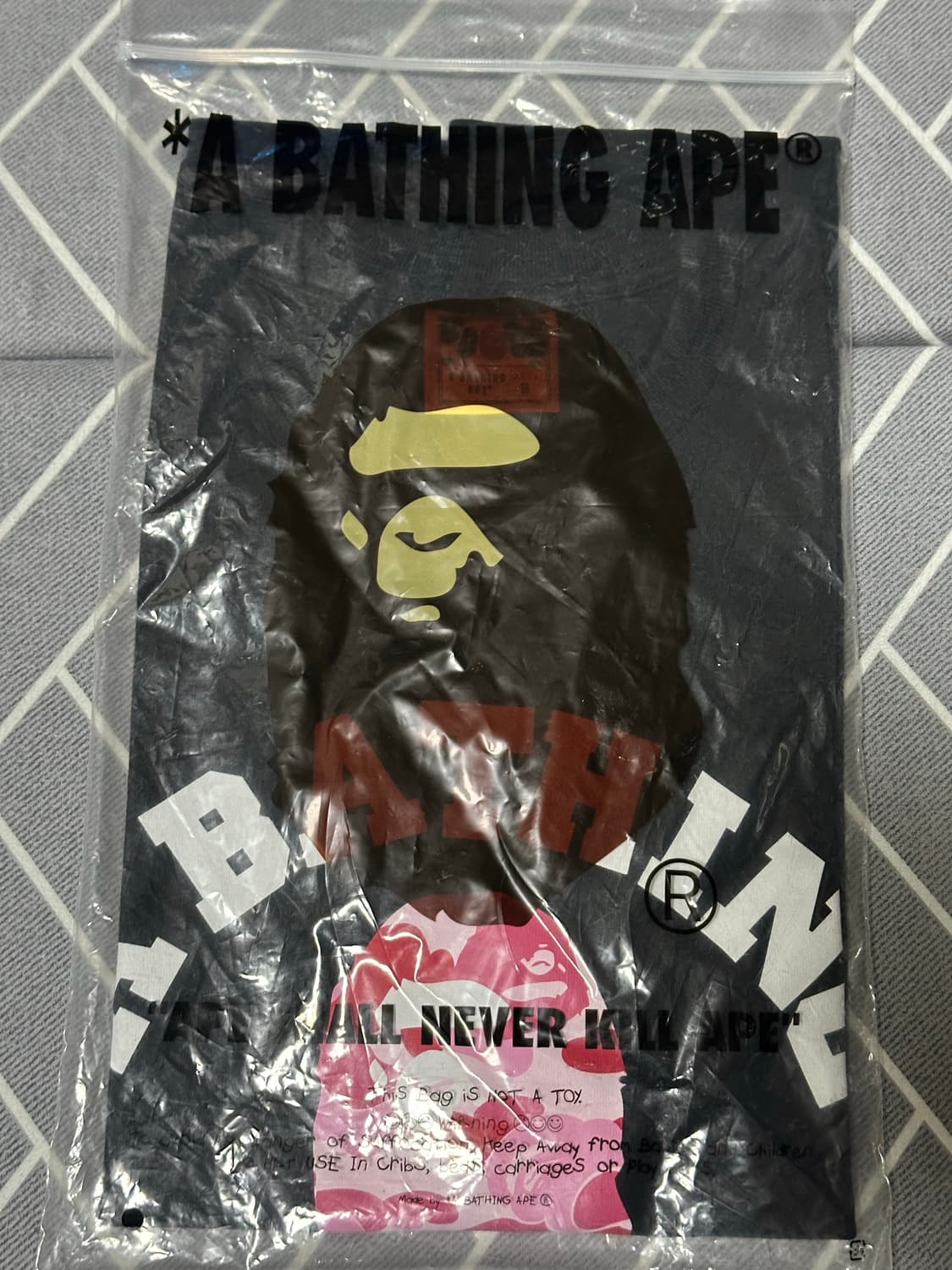 베이프 레이디스 컬리지 반팔 상품이미지2